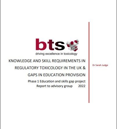 BTS publishes ‘toxicology education and skills gap’ Phase 1 report