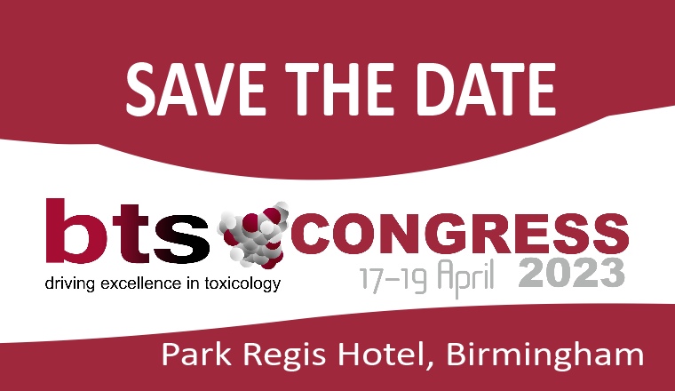 Save the date | BTS Congress | 17-19 April 2023, Park Regis Hotel. Birmingham