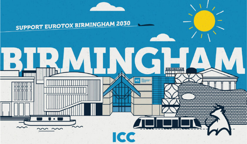 An image depicting the city of Birmingham, which is a potential host city for the 2030 Eurotox congress